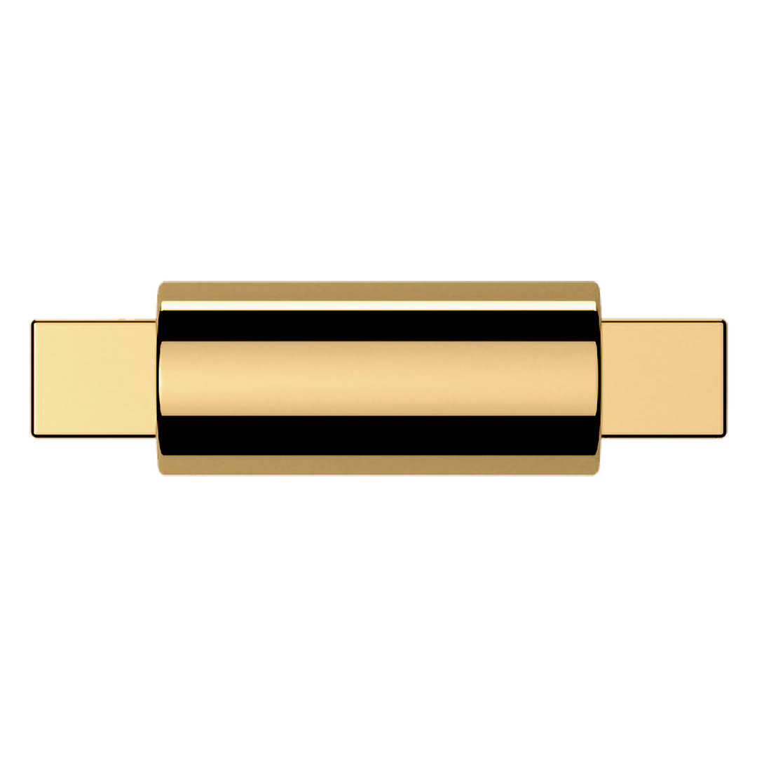 Non-lacquered Brass 1.5"