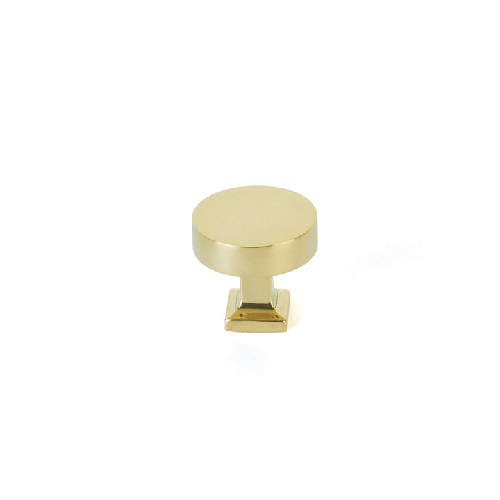 Schaub and Company - Haniburton Cabinet Knob Round With Square Base