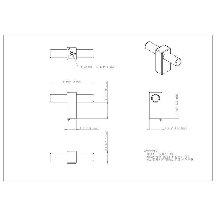 Jeffrey Alexander - Larkin 2 Knobs