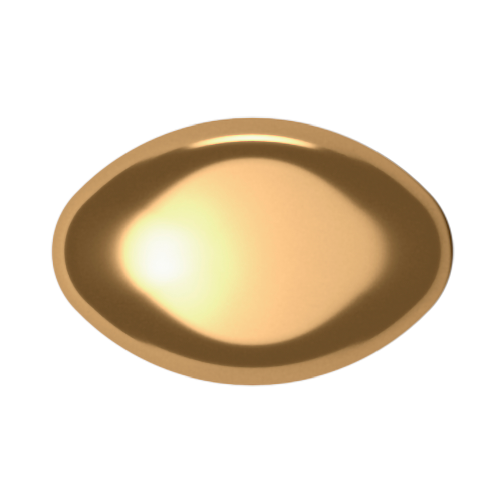 Lifetime (PVD) Polished Brass 1.125"