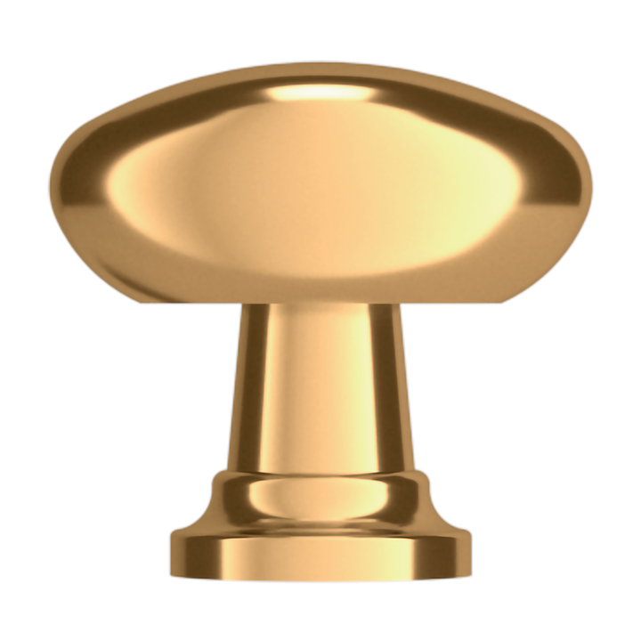 Lifetime (PVD) Polished Brass 1.125"