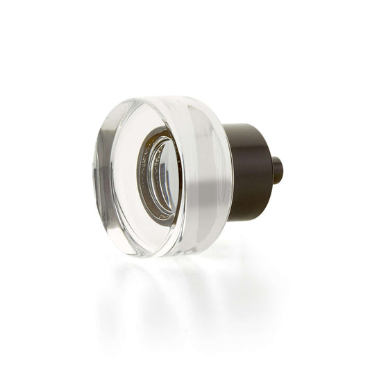 Schaub and Company - City Lights Cabinet Knob Round Disc Glass