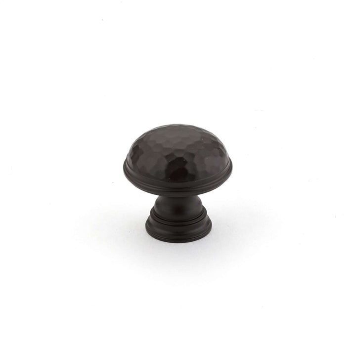 Schaub and Company - Atherton Cabinet Knob Hammered Plain Edge