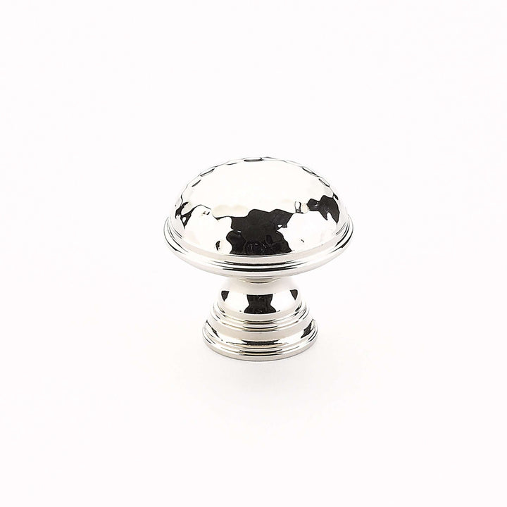 Schaub and Company - Atherton Cabinet Knob Hammered Plain Edge