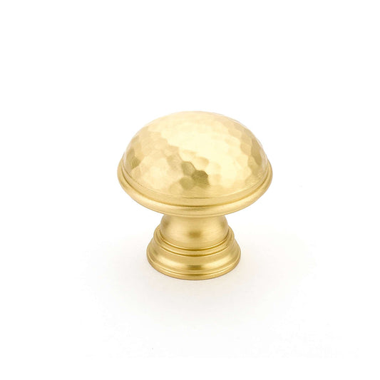 Schaub and Company - Atherton Cabinet Knob Hammered Plain Edge