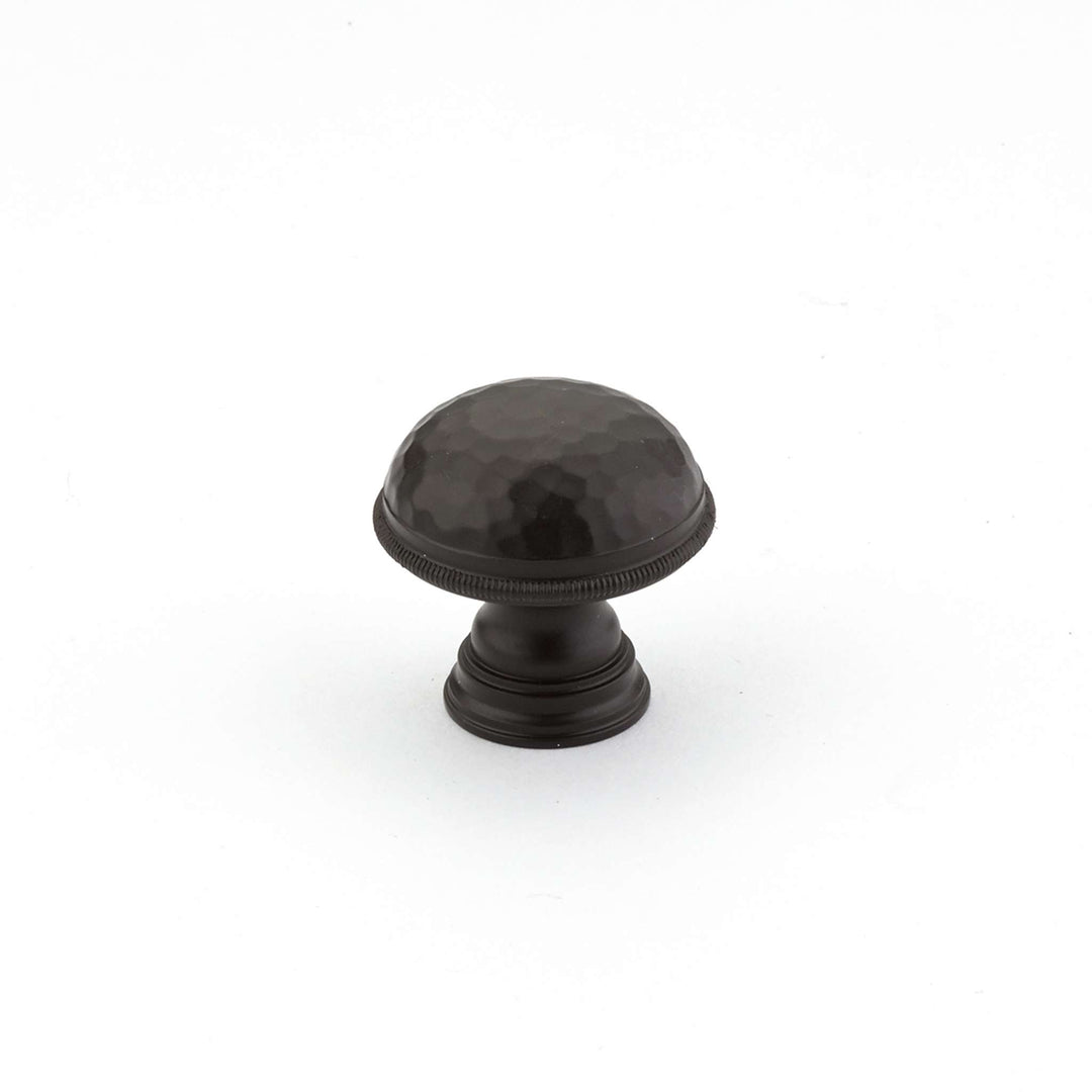 Schaub and Company - Atherton Cabinet Knob Hammered Knurled Edge