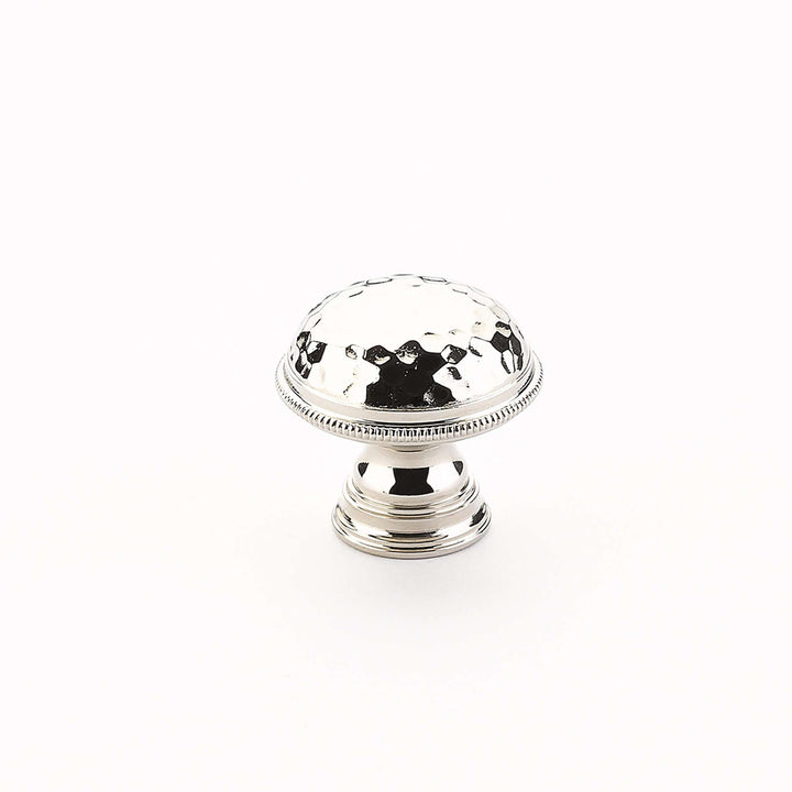 Schaub and Company - Atherton Cabinet Knob Hammered Knurled Edge