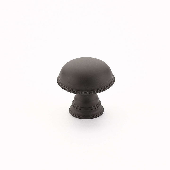 Schaub and Company - Atherton Cabinet Knob Plain Surface Knurled Edge