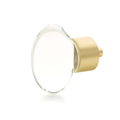 Schaub and Company - City Lights Cabinet Knob Oval Glass