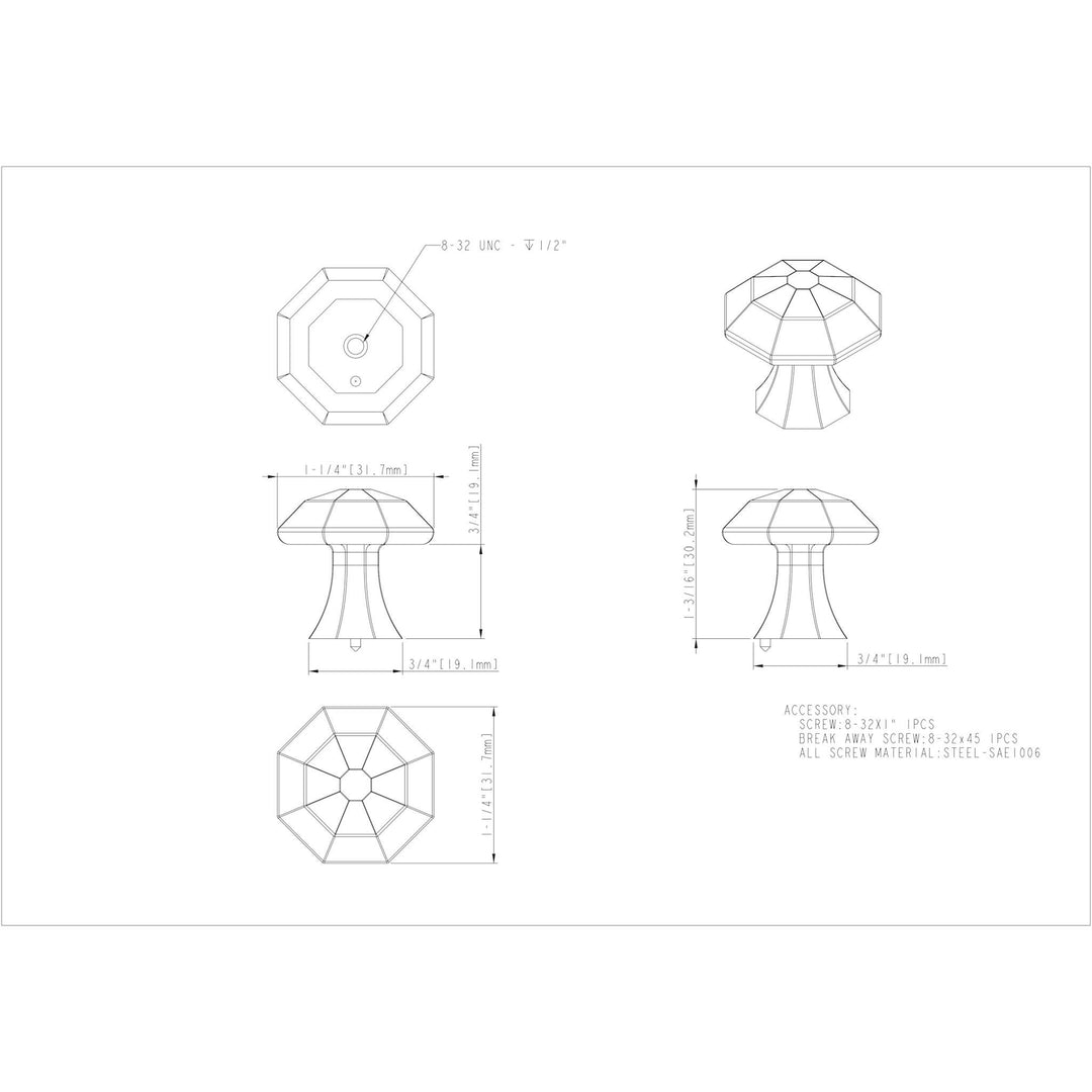 Jeffrey Alexander - Wheeler Knobs