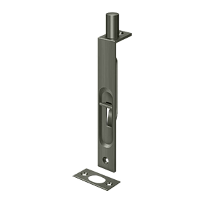 Deltana - 6" Flush Bolt, HD, Square