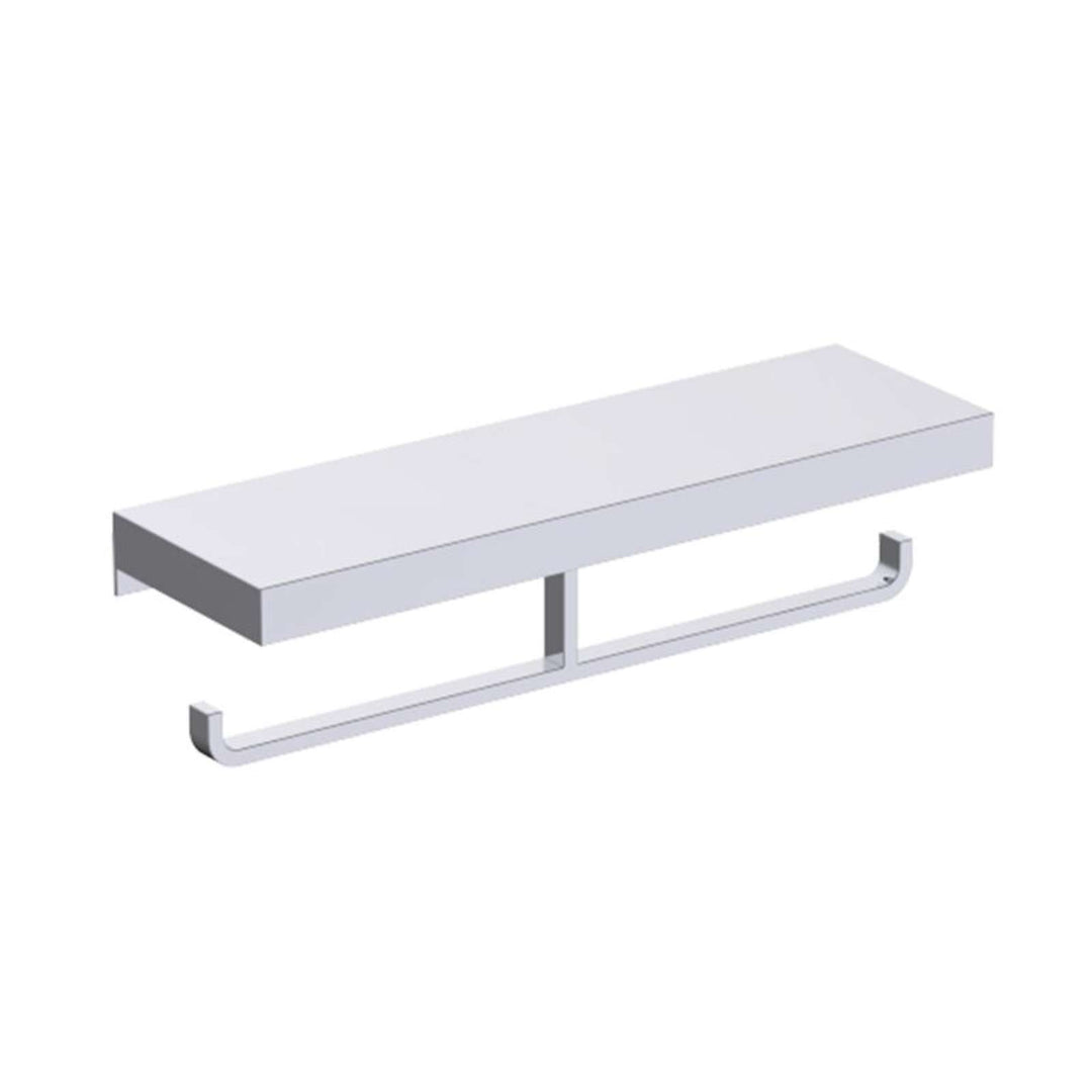 Kartners - Double Toilet Paper Holder With Shelf