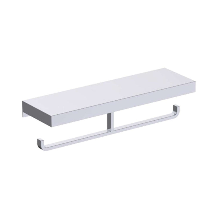 Kartners - Double Toilet Paper Holder With Shelf