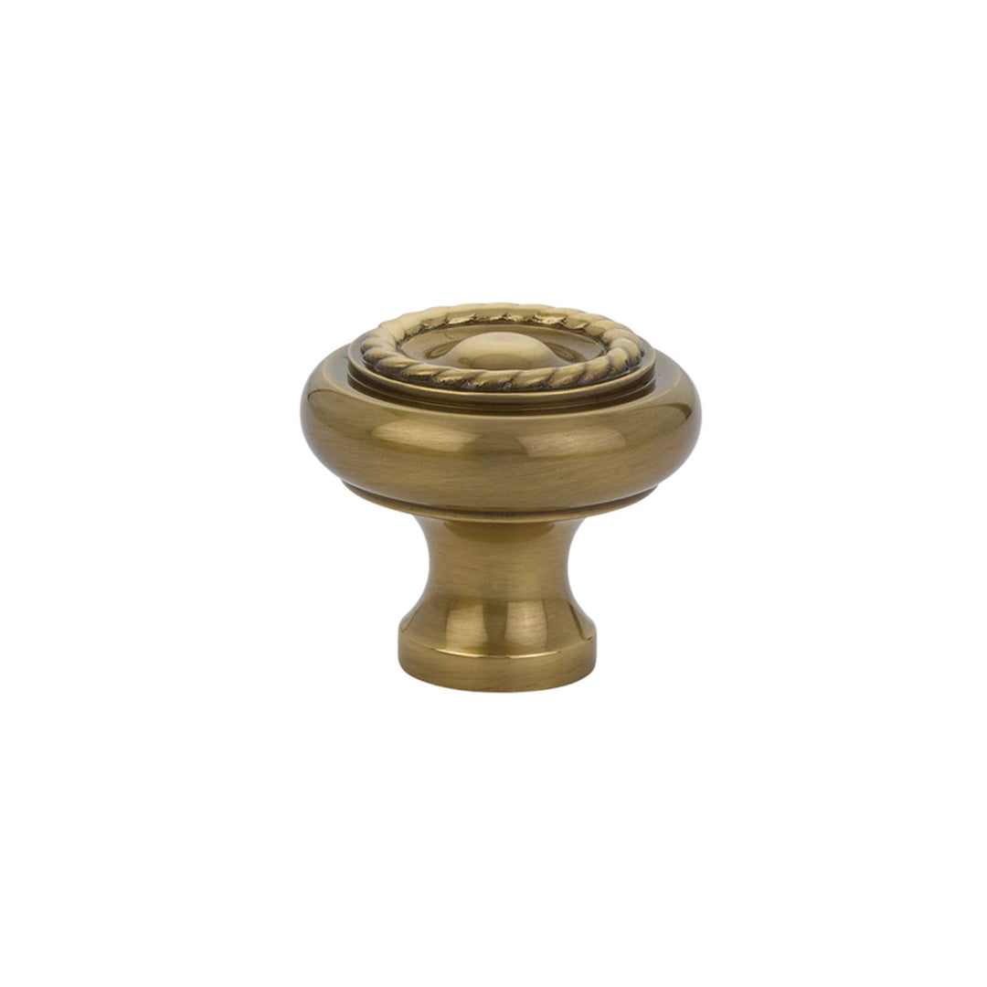 EMTEK - Brass Rope - Cabinet Knob