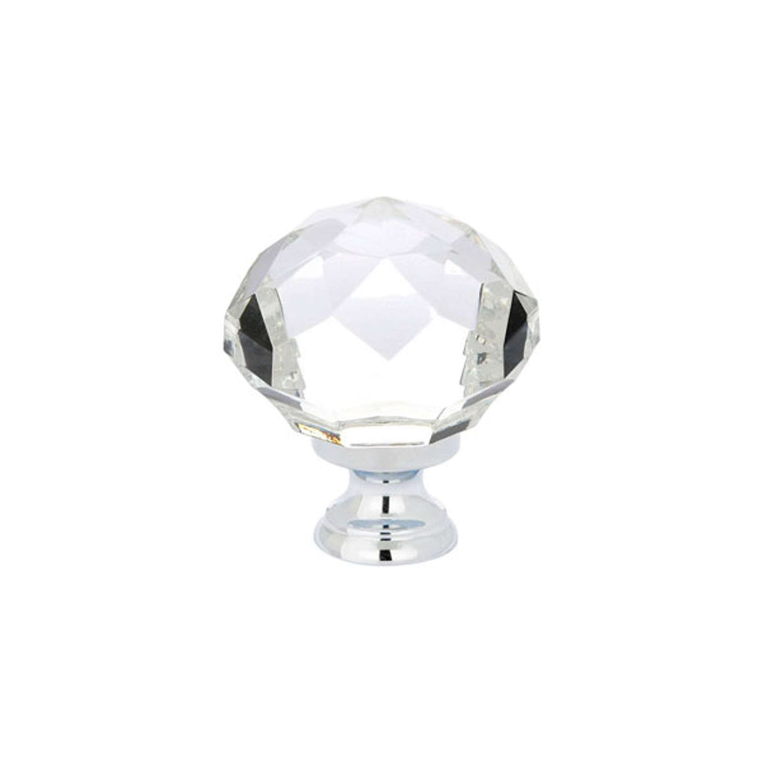 EMTEK - Diamond Glass Wardrobe Knob