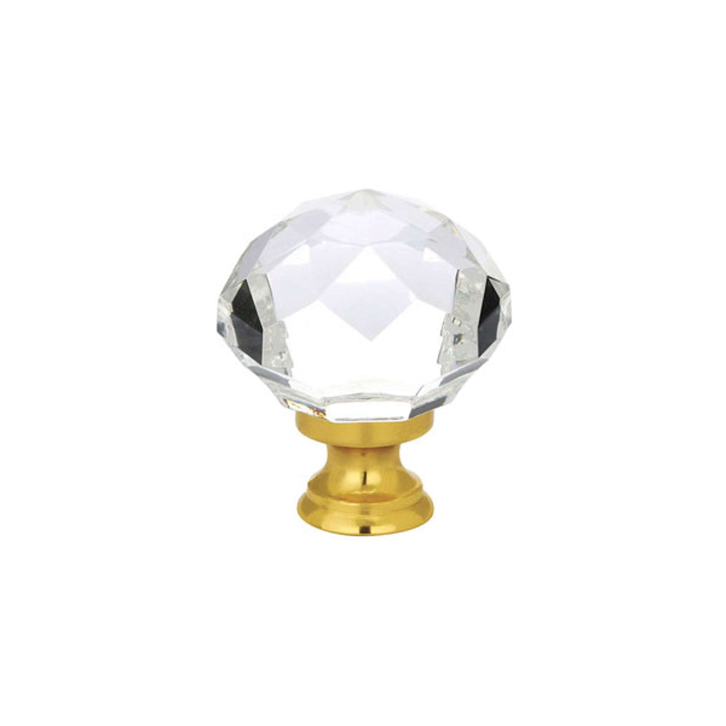 EMTEK - Diamond Glass Wardrobe Knob