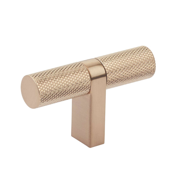 EMTEK - Select Bar Cabinet T-Knob - Knurled Bar