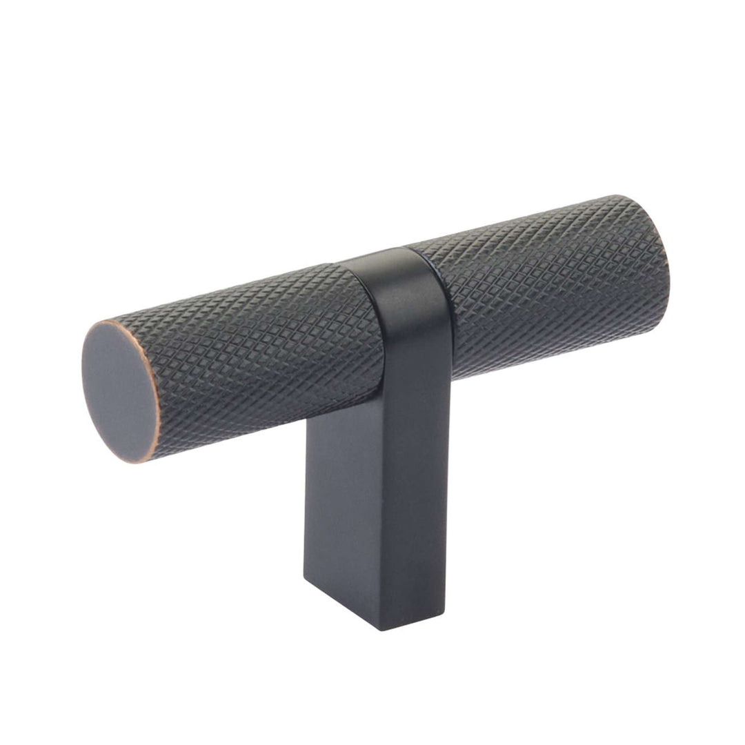 EMTEK - Select Bar Cabinet T-Knob - Knurled Bar