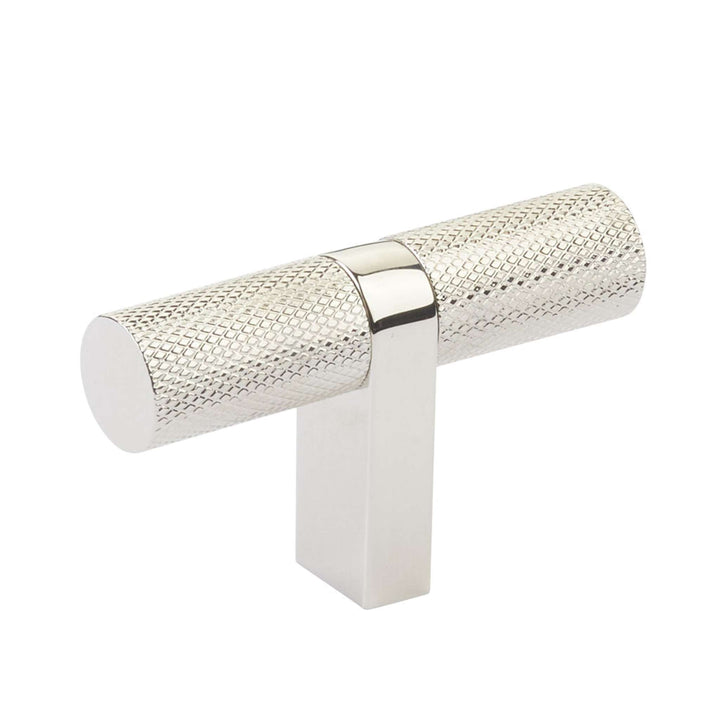 EMTEK - Select Bar Cabinet T-Knob - Knurled Bar