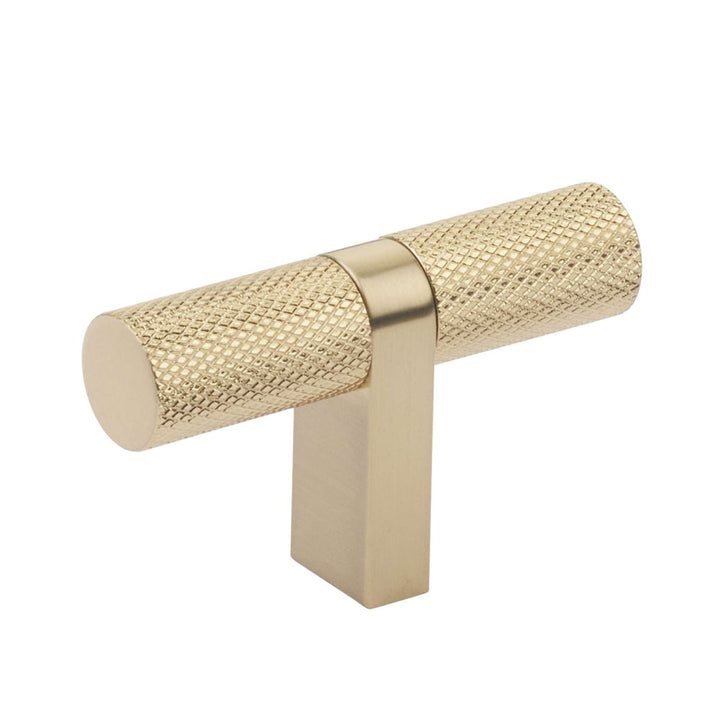 EMTEK - Select Bar Cabinet T-Knob - Knurled Bar