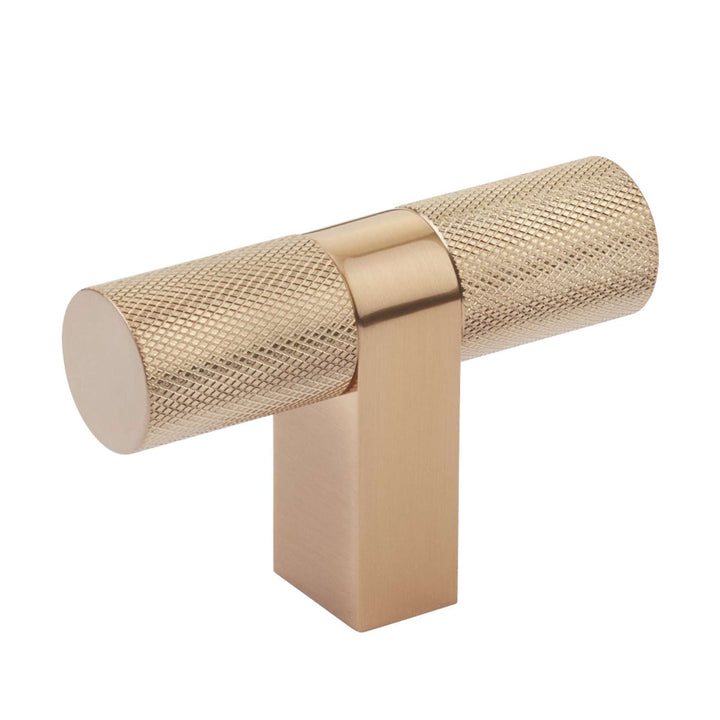 EMTEK - Select Bar Cabinet T-Knob - Knurled Bar