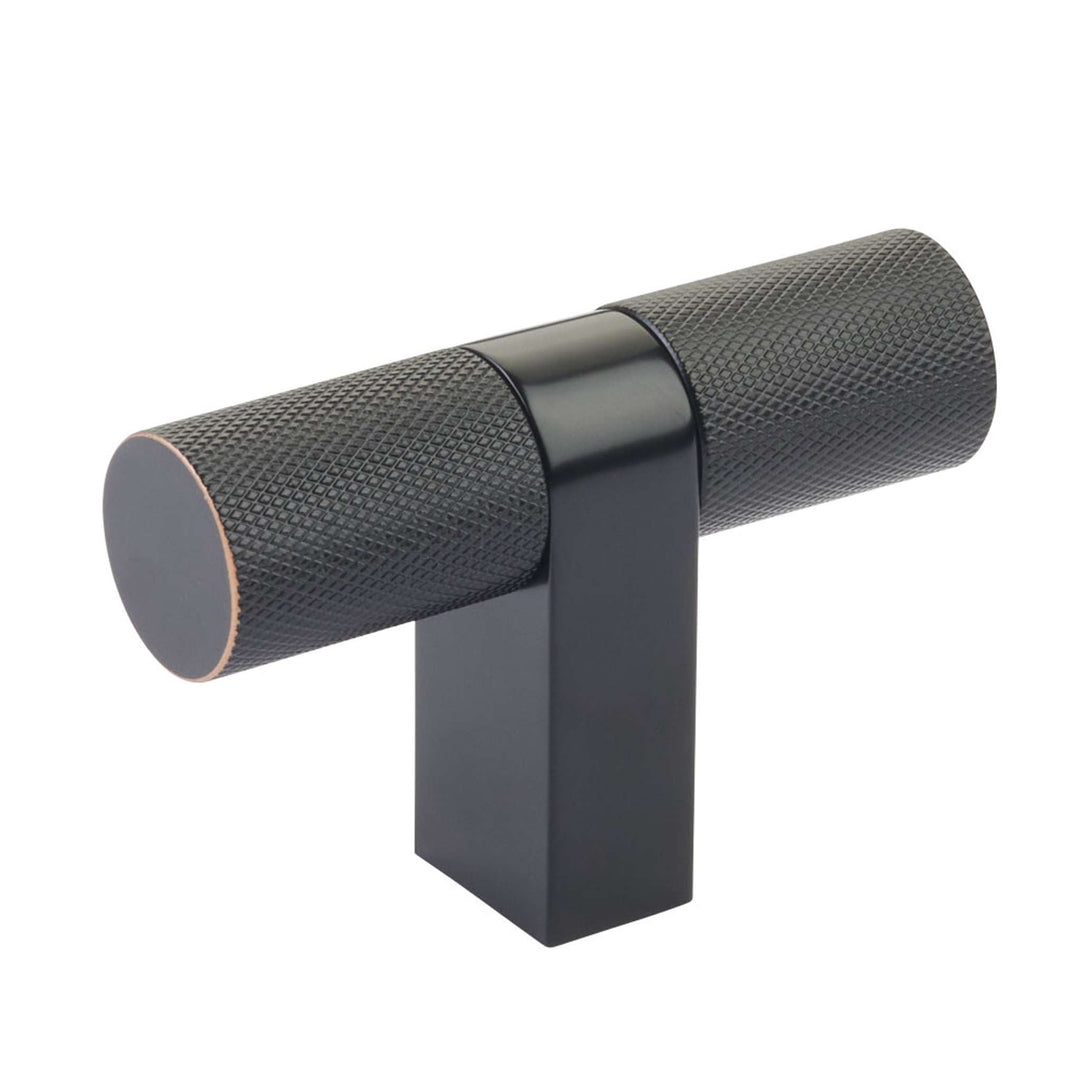 EMTEK - Select Bar Cabinet T-Knob - Knurled Bar