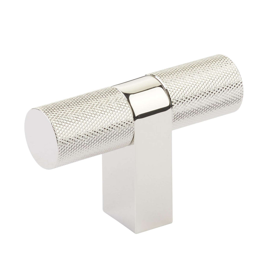 EMTEK - Select Bar Cabinet T-Knob - Knurled Bar