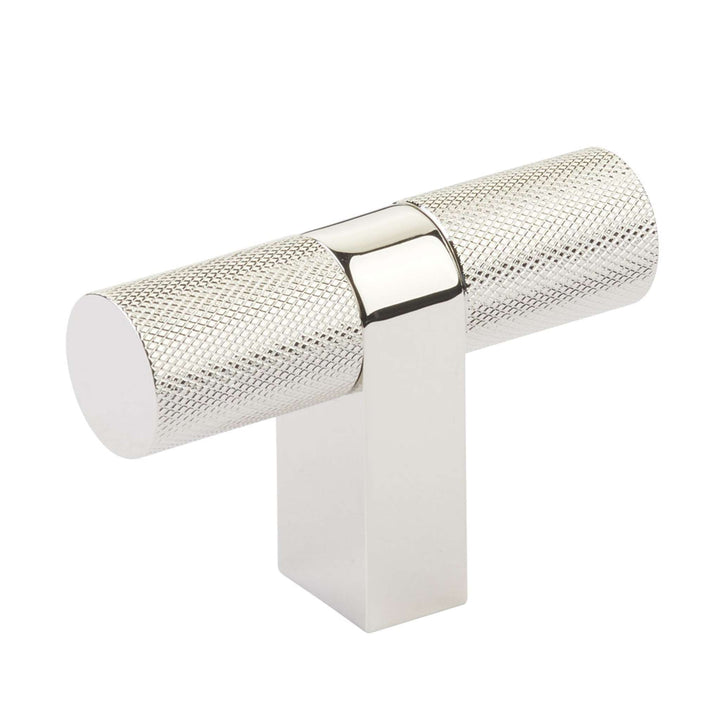 EMTEK - Select Bar Cabinet T-Knob - Knurled Bar