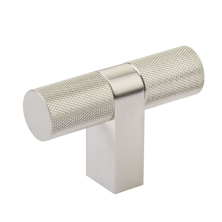 EMTEK - Select Bar Cabinet T-Knob - Knurled Bar