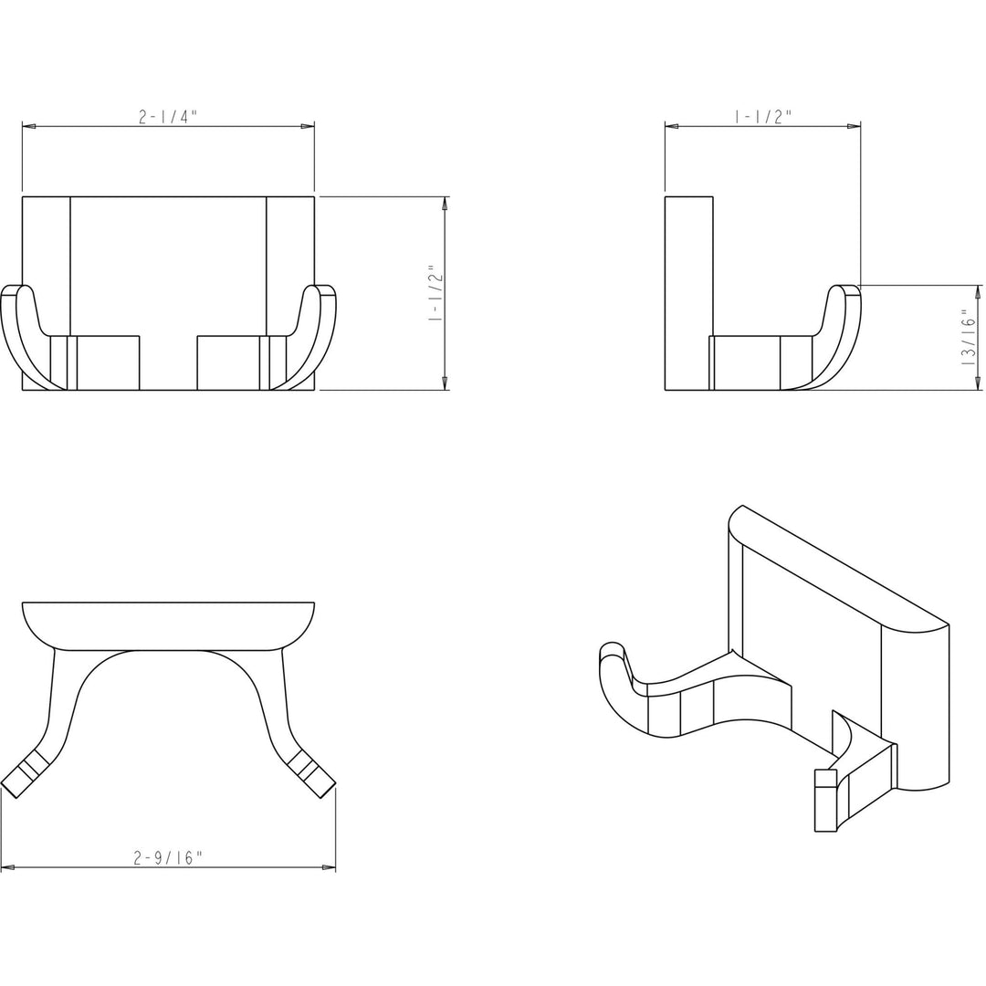 Elements - Bridgeport Robe Hooks