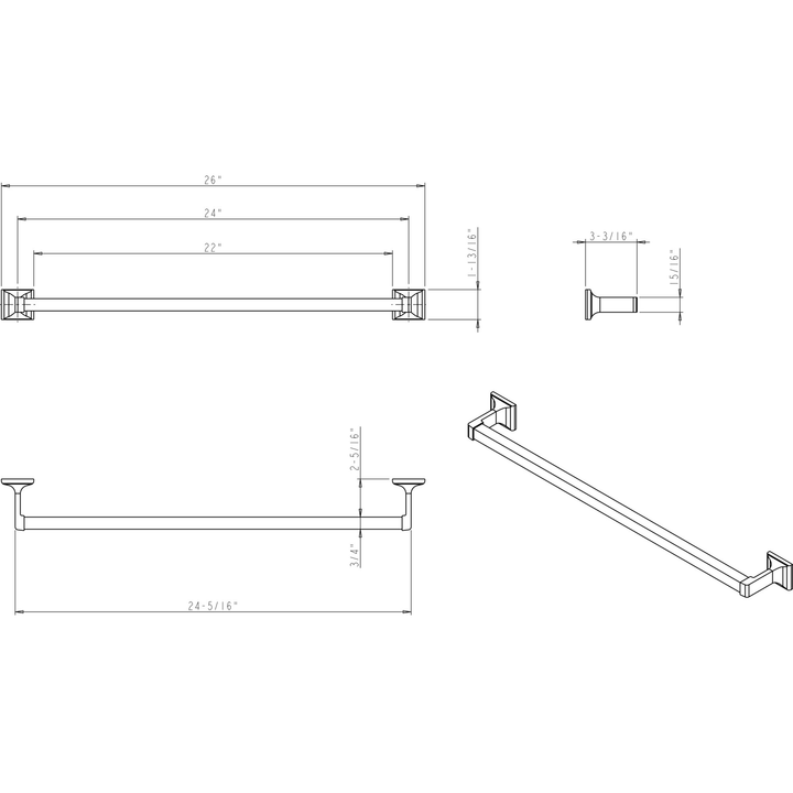 Elements - Bridgeport Towel Bars