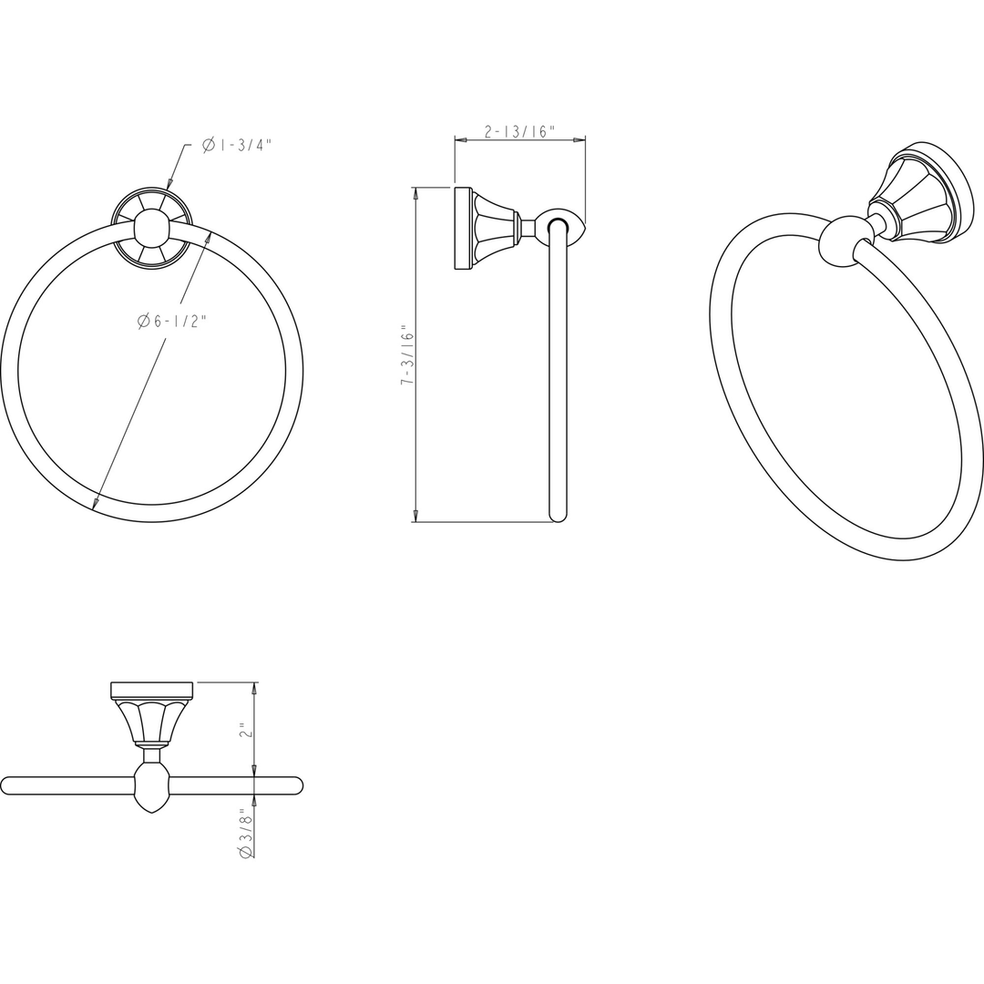 Elements - Newbury Towel Rings