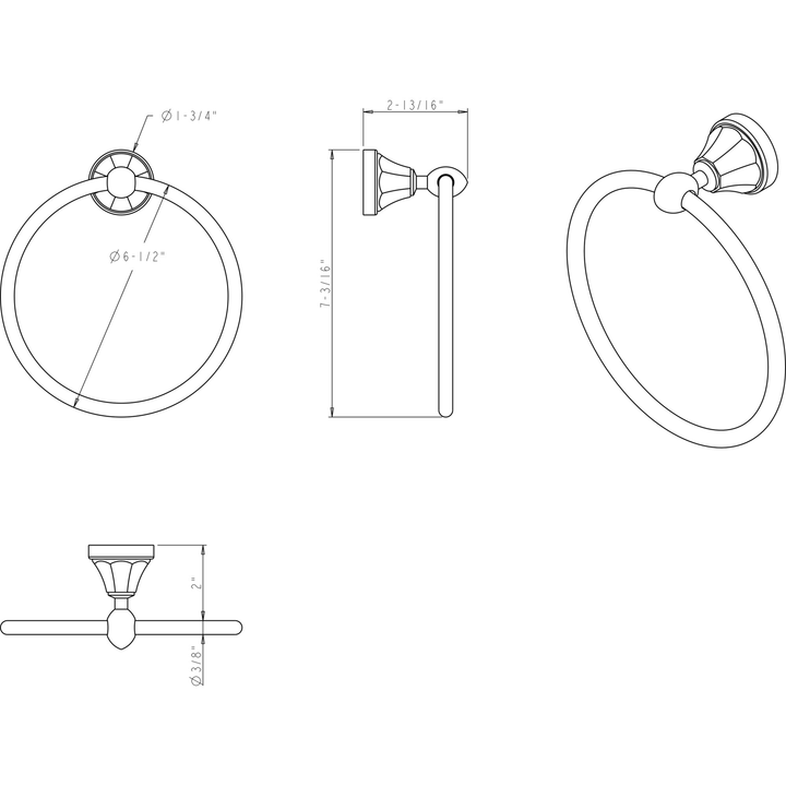 Elements - Newbury Towel Rings