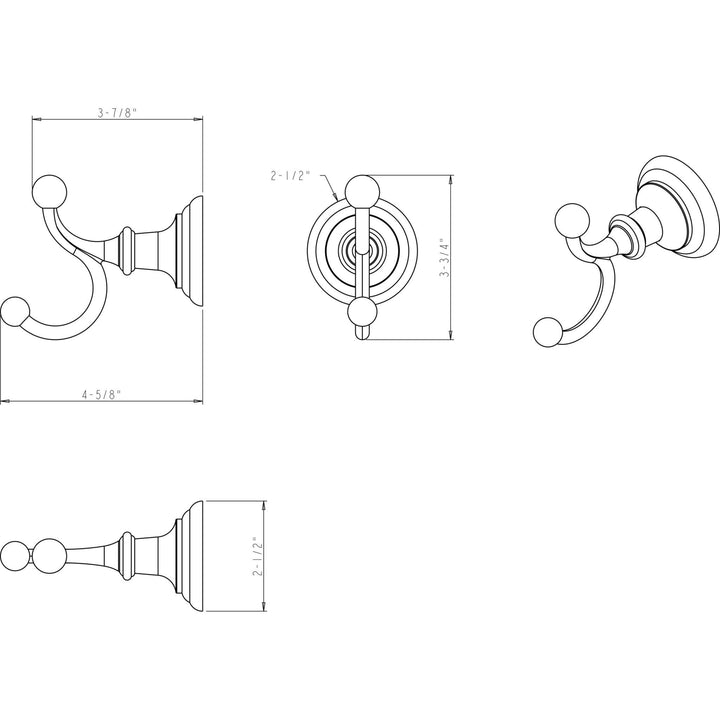 Elements - Fairview Robe Hooks