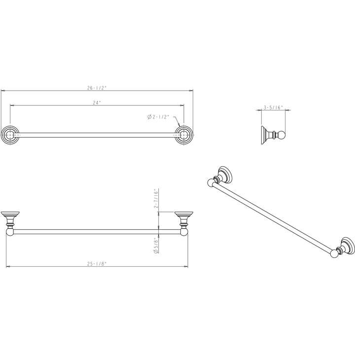 Elements - Fairview Towel Bars