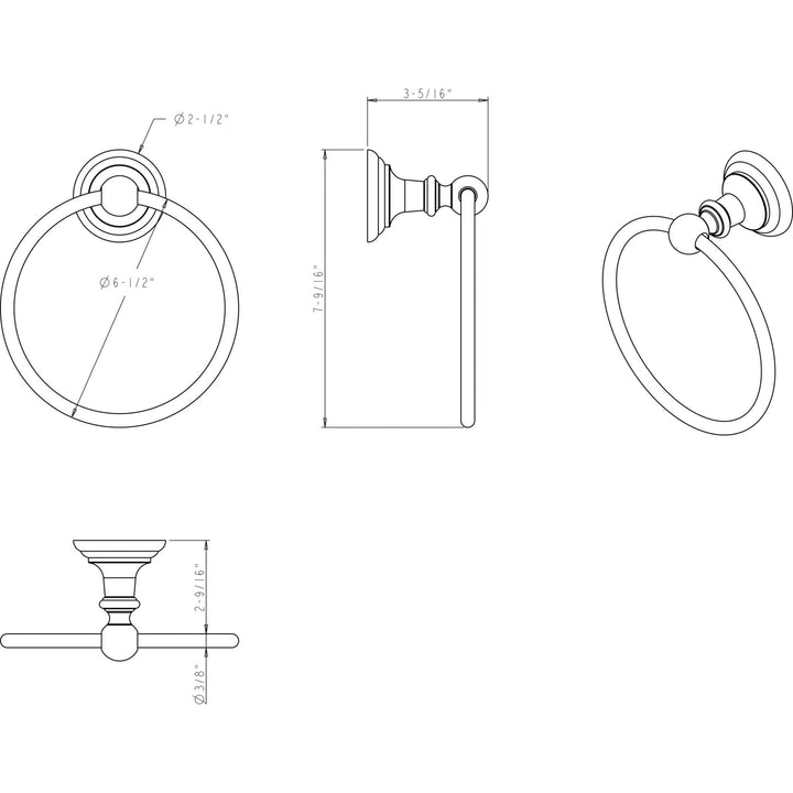 Elements - Fairview Towel Rings