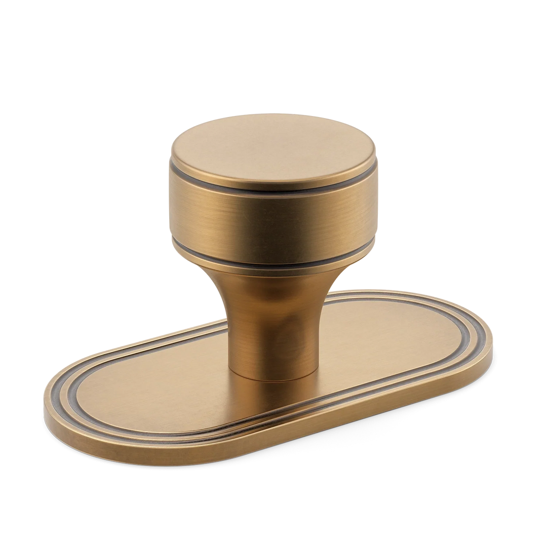 Armac Martin - Barwick Knob With Backplate Plain