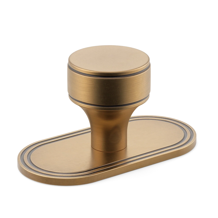 Armac Martin - Barwick Knob With Backplate Plain