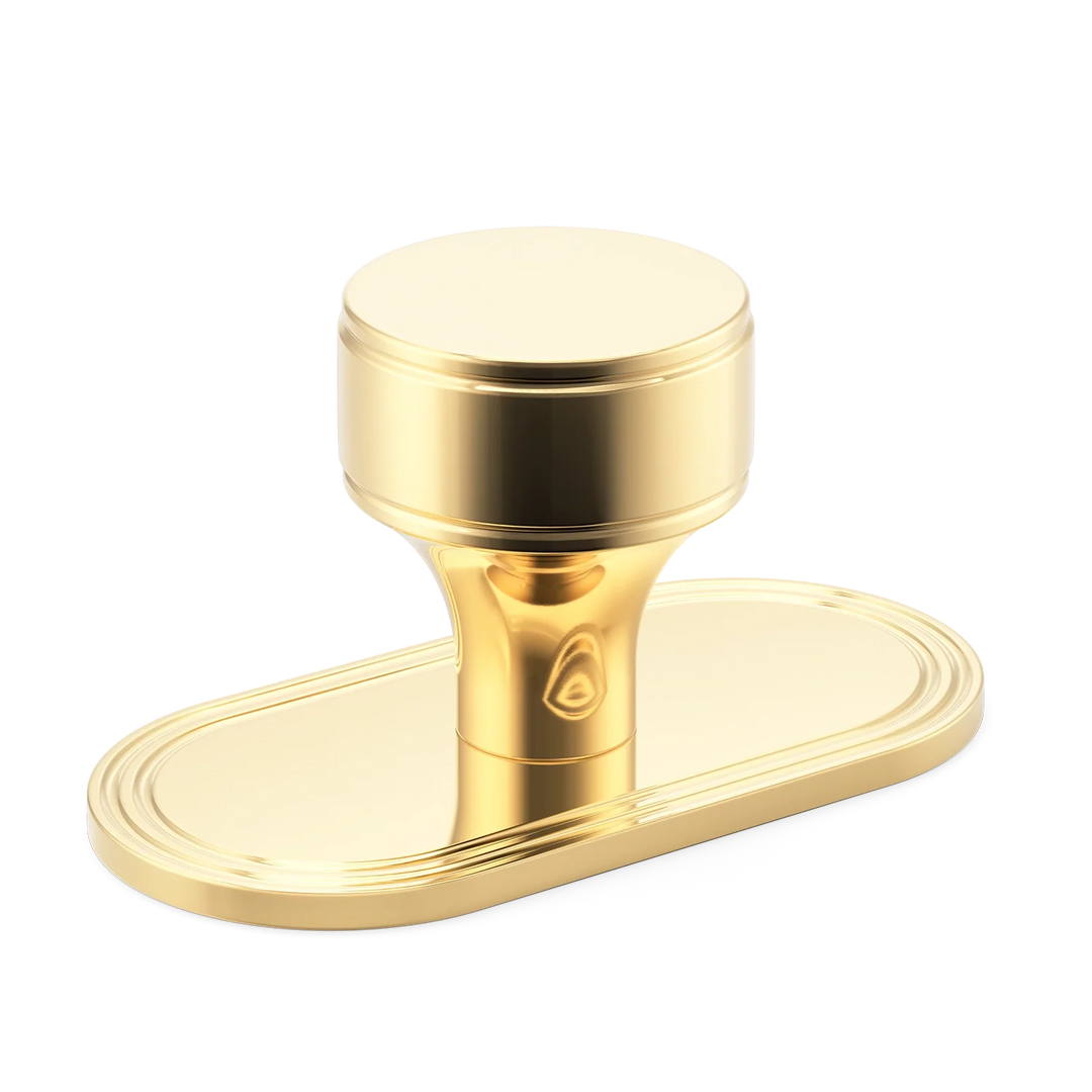 Armac Martin - Barwick Knob With Backplate Plain