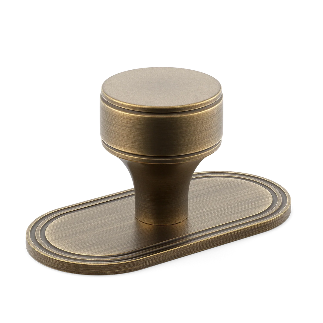 Armac Martin - Barwick Knob With Backplate Plain