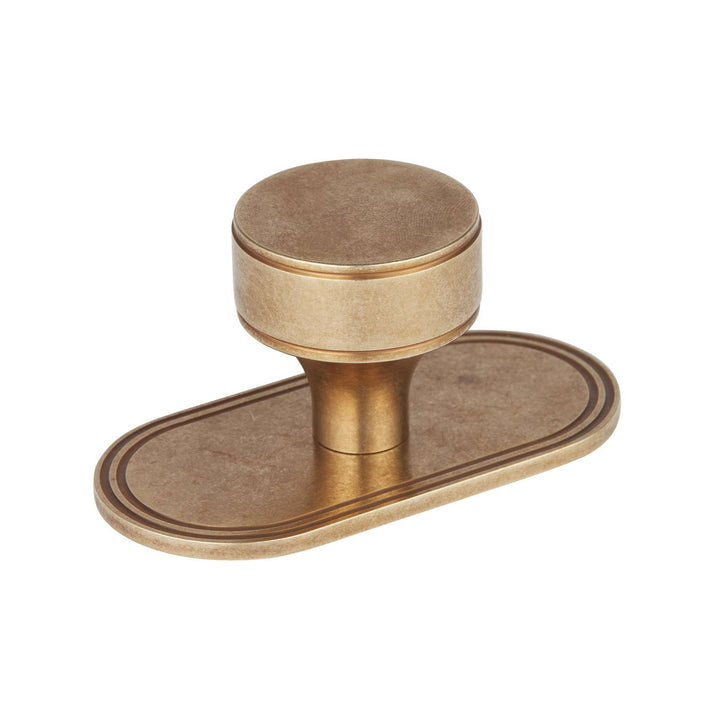 Armac Martin - Barwick Knob With Backplate Plain