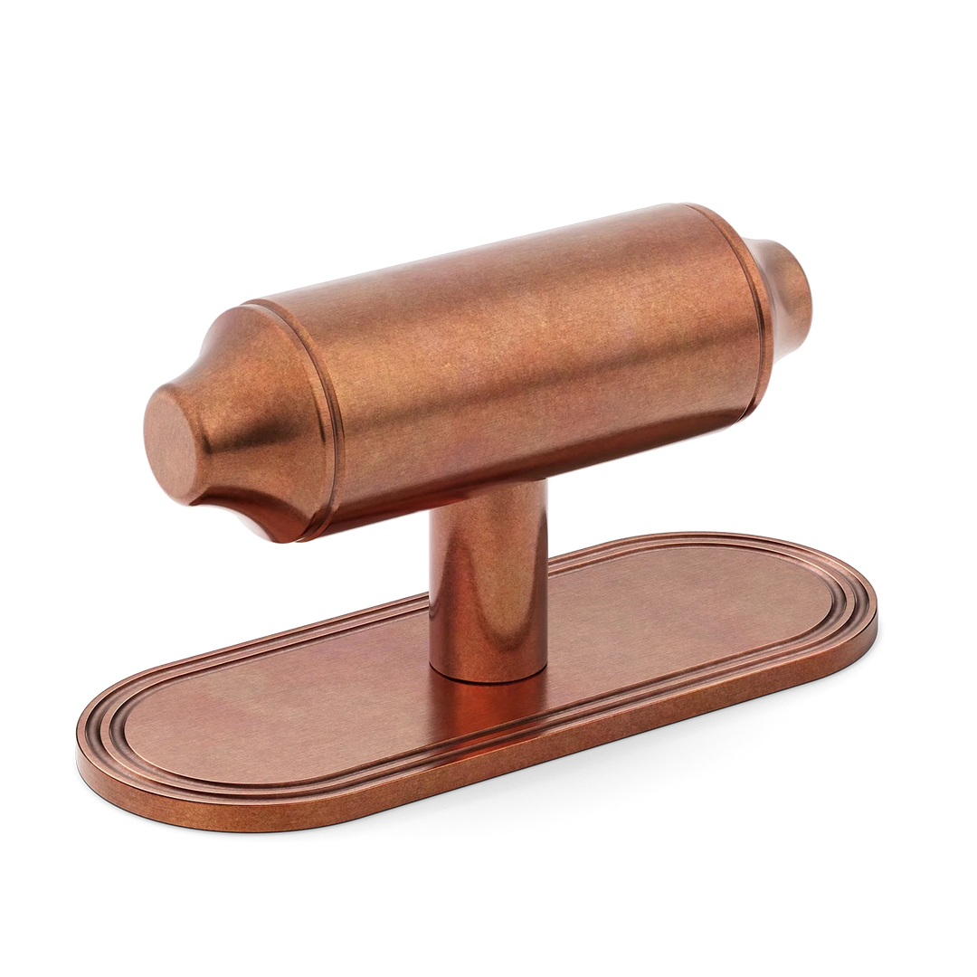 Armac Martin - Barwick T-Bar Handle - With Backplate Plain