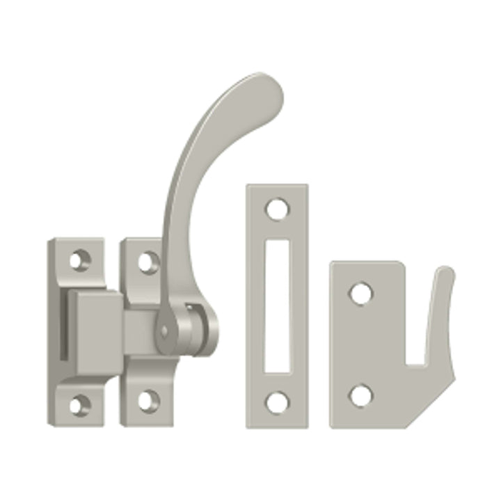 Deltana - Window Lock, Casement Fastener, Reversible, 4-1/2"