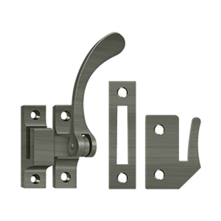 Deltana - Window Lock, Casement Fastener, Reversible, 4-1/2"