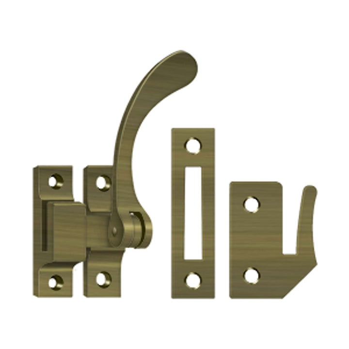 Deltana - Window Lock, Casement Fastener, Reversible, 4-1/2"