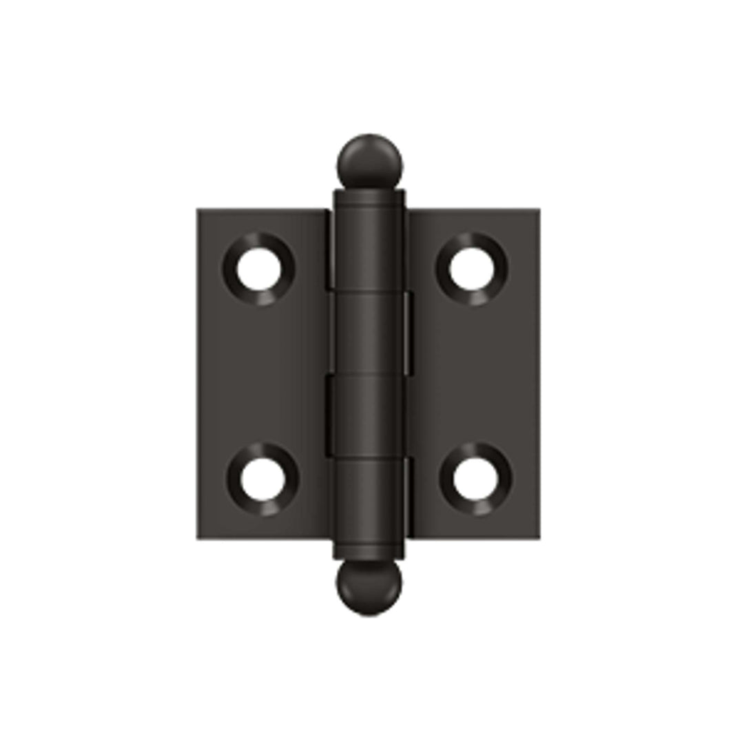 Deltana - 1-1/2" x 1-1/2" Hinge, w/ Ball Tips, Specialty Solid Brass