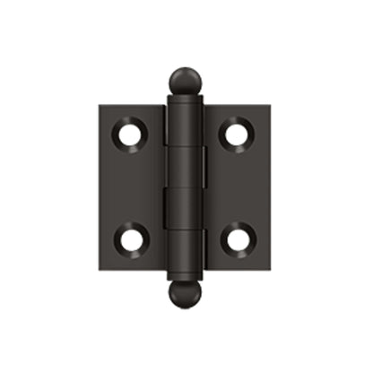 Deltana - 1-1/2" x 1-1/2" Hinge, w/ Ball Tips, Specialty Solid Brass