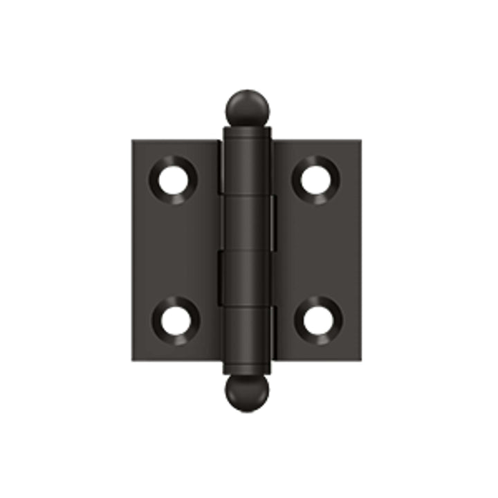 Deltana - 1-1/2" x 1-1/2" Hinge, w/ Ball Tips, Specialty Solid Brass