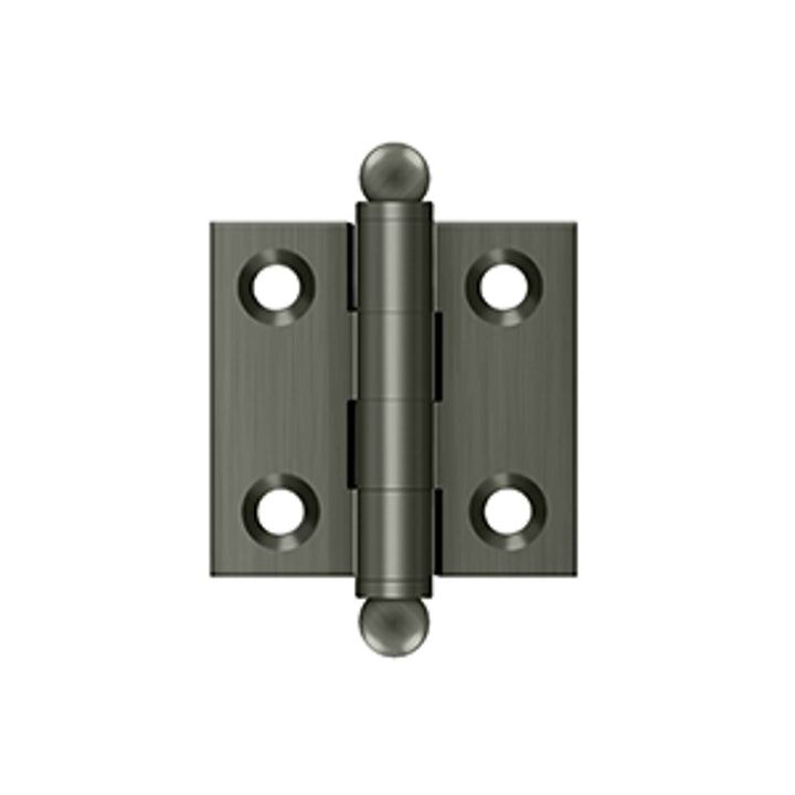 Deltana - 1-1/2" x 1-1/2" Hinge, w/ Ball Tips, Specialty Solid Brass