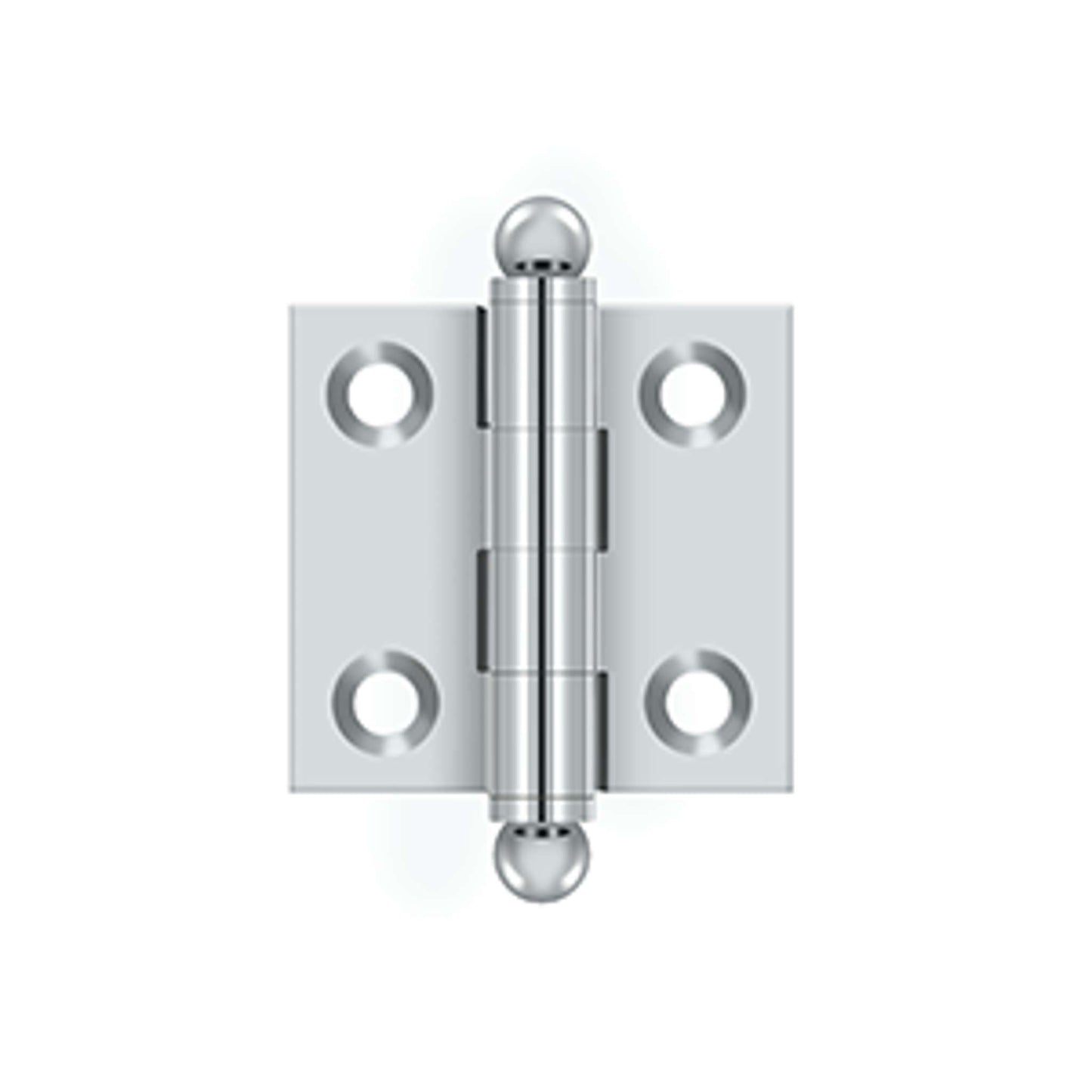 Deltana - 1-1/2" x 1-1/2" Hinge, w/ Ball Tips, Specialty Solid Brass